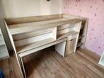 Ensemble lit + bureau, Huis en Inrichting, Slaapkamer | Complete slaapkamers, Ophalen, Gebruikt, Eenpersoons, Bois