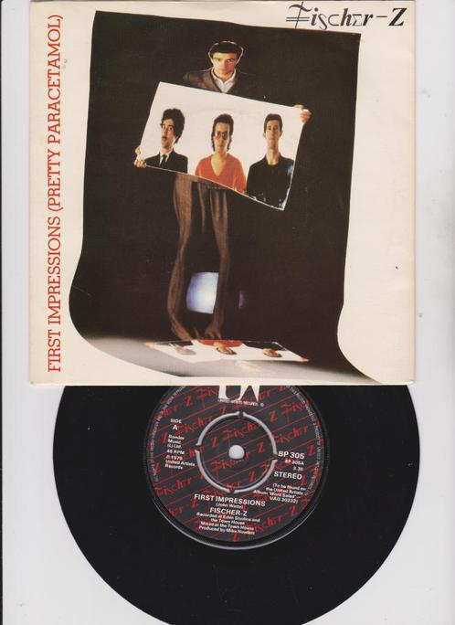 Fischer-Z – First Impressions   1979  New Wave, Cd's en Dvd's, Vinyl Singles, Zo goed als nieuw, Single, Pop, 7 inch, Ophalen of Verzenden