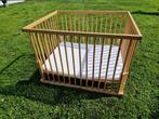 Babypark (+niet gebruikte matras), Kinderen en Baby's, Ophalen, Zo goed als nieuw, Vierkant, In hoogte verstelbaar