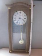 Horloge murale rétro avec pendule AMS - Radio Contrôlée., Antiquités & Art, Antiquités | Horloges, Enlèvement ou Envoi