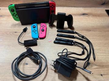 Nintendo Switch V1 — 4 Joy-Con — CFW mogelijk - microSD 128G beschikbaar voor biedingen