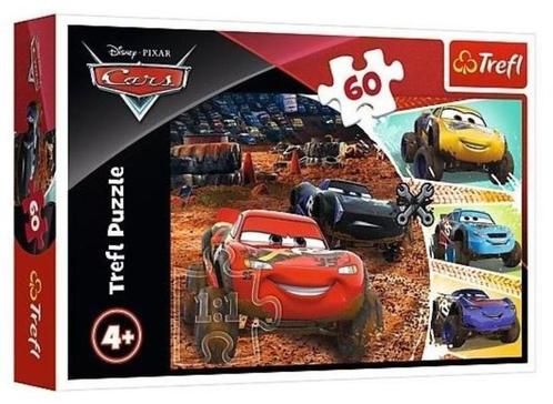 Disney Cars Puzzel - 60 stukjes - Trefl, Kinderen en Baby's, Speelgoed | Kinderpuzzels, Nieuw, 4 tot 6 jaar, Meer dan 50 stukjes