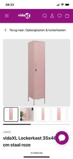 Roze locker kast vida xl, Huis en Inrichting, Ophalen, Zo goed als nieuw