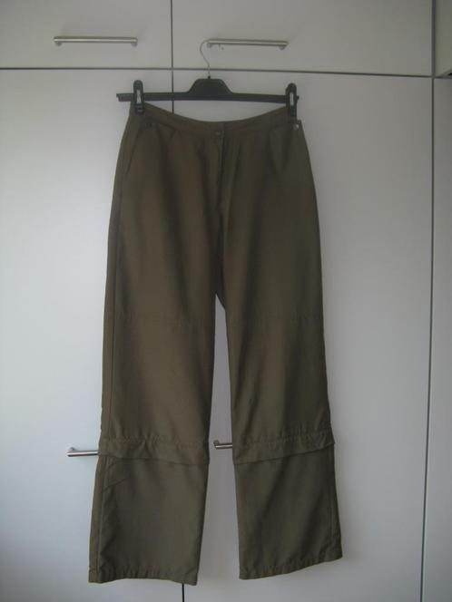 Sportieve broek met brede pijpen, H&M, maat 36, Kleding | Dames, Broeken en Pantalons, Gedragen, Maat 36 (S), Groen, Lang, Verzenden