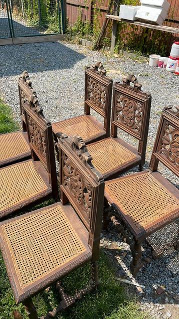 6 antieke stoelen, Enlèvement