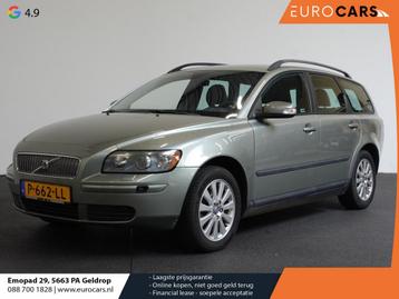 Volvo V50 2.4i 170PK Airco Elektrische Ramen, Auto's, Electronic Stability Program (ESP), Bedrijf, V50, Groen