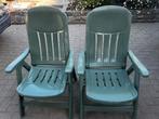 2 tuinstoelen, Tuin en Terras, Tuinstoelen, Ophalen, Zo goed als nieuw, Kunststof, Verstelbaar