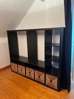 Ikea tv-meubel zwart, Huis en Inrichting, Kasten |Televisiemeubels, 25 tot 50 cm, 200 cm of meer, 100 tot 150 cm, Zo goed als nieuw