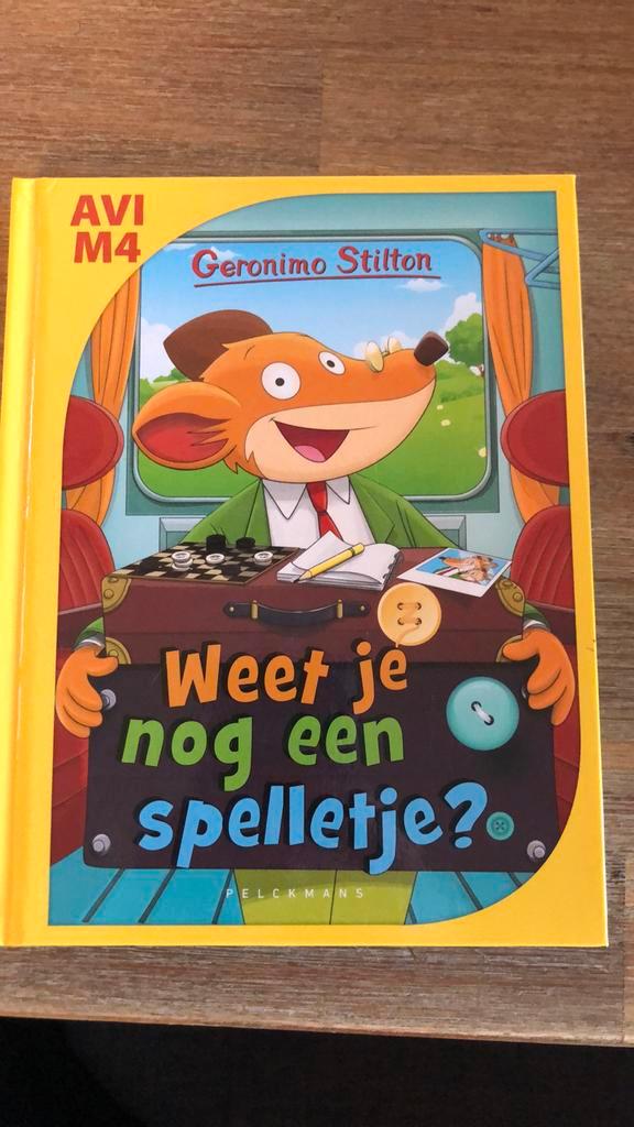 Geronimo Stilton - Weet je nog een spelletje? (AVI M4), Boeken, Kinderboeken | Jeugd | onder 10 jaar, Zo goed als nieuw, Ophalen of Verzenden