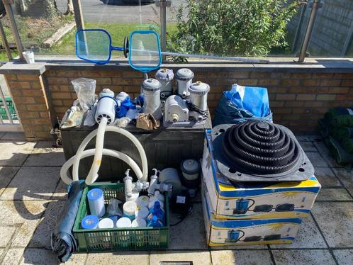Zwembad met toebehoren., Tuin en Terras, Zwembad-toebehoren, Gebruikt, Overige typen, Ophalen