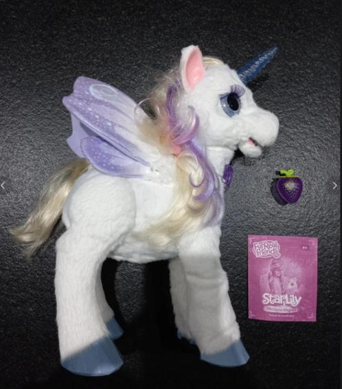 Hasbro FurReal Friends StarLily mijn magische eenhoorn, Kinderen en Baby's, Speelgoed | Knuffels en Pluche, Zo goed als nieuw
