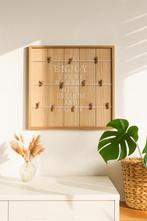 Houten fotobord “Enjoy Every Moment” — 48x48 cm — Nieuw, Minder dan 50 cm, Nieuw, Ophalen of Verzenden, X