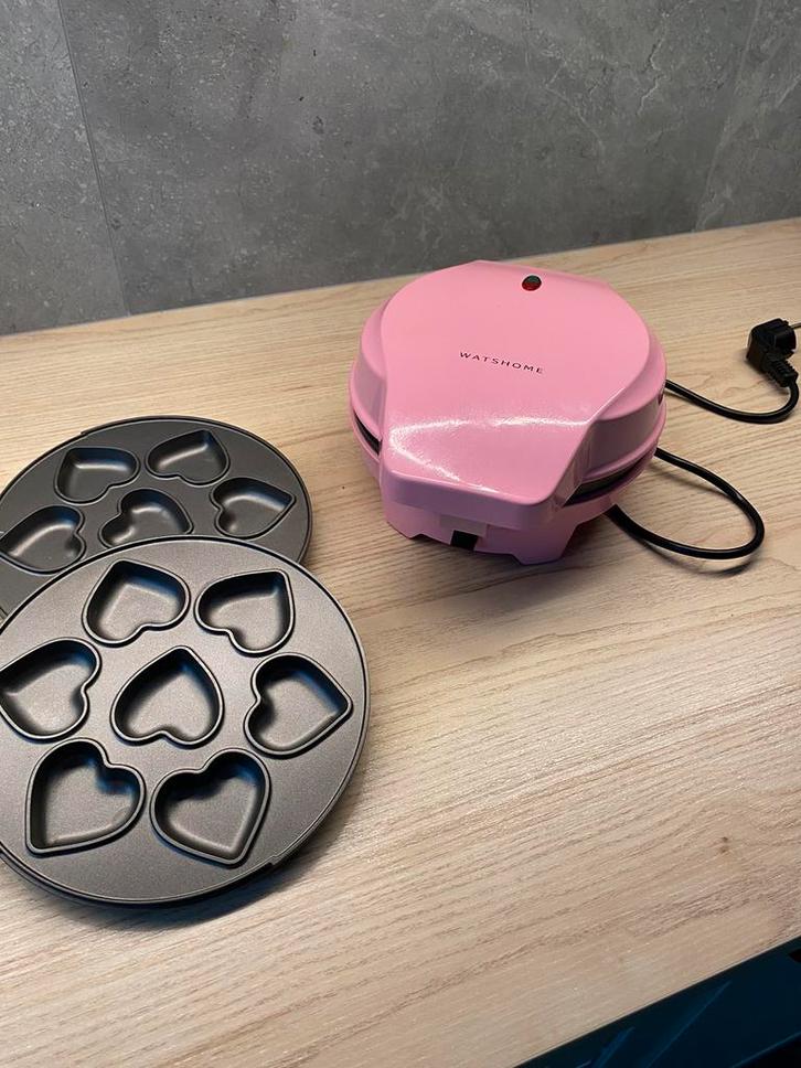 Cupcakemaker met 2 verschillende platen, Elektronische apparatuur, Wafelijzers, Zo goed als nieuw, Ophalen of Verzenden