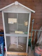 Grote vogelkooi, Ophalen, Gebruikt, Hout, Vogelkooi