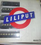 Liliput 5 wagons in verpakking, Treinset, Gelijkstroom, Ophalen of Verzenden, Zo goed als nieuw