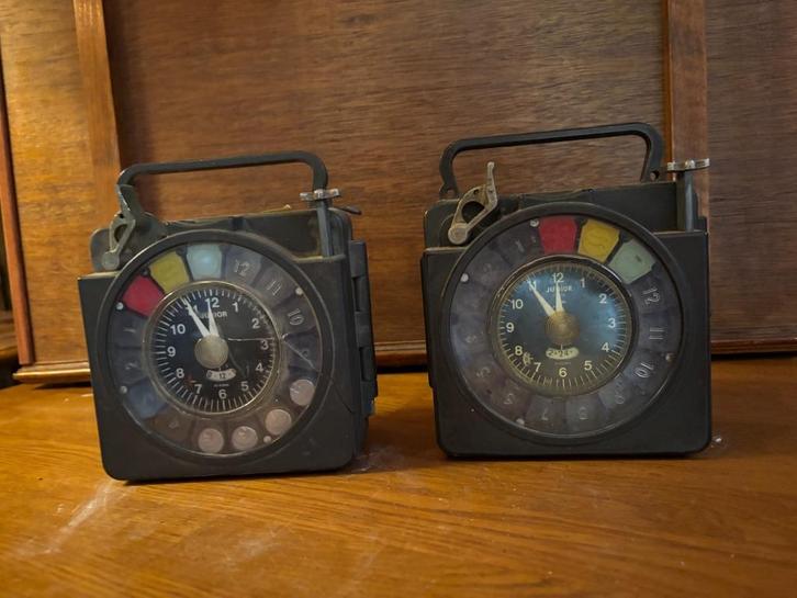 Junior duivenklok / constateur kleuren, Antiek en Kunst, Antiek | Klokken, Ophalen