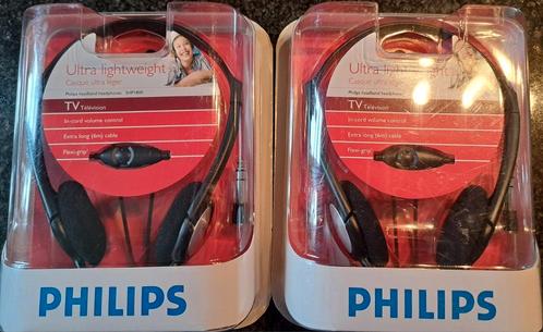 Lot de 2 casques neufs filaires Philips SHP1800/00, TV, Hi-fi & Vidéo, Casques audio, Neuf, Supra-aural, Philips, Enlèvement ou Envoi