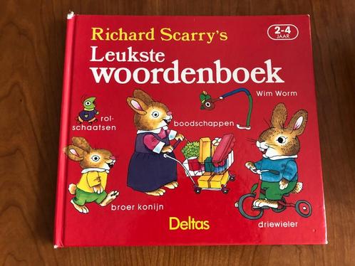 Richard Scarry Leukste woordenboek 2-4jr, Boeken, Kinderboeken | Baby's en Peuters, Gelezen, 2 tot 3 jaar, Ophalen of Verzenden