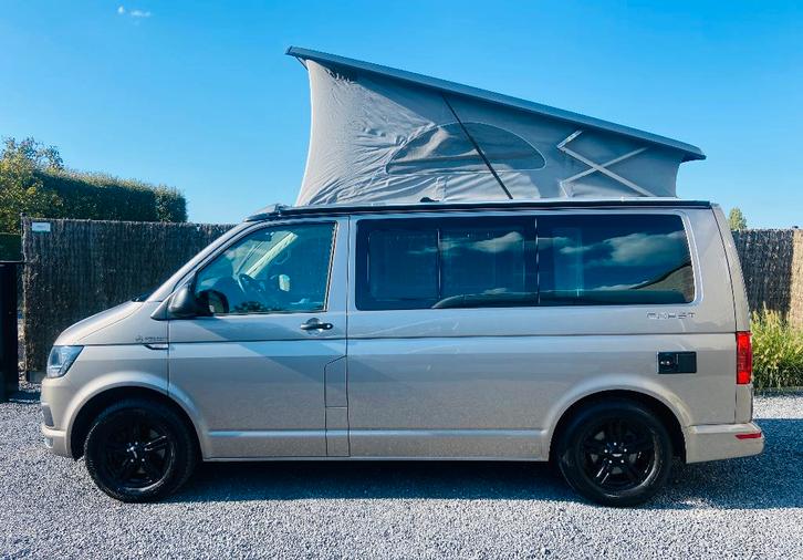 VW T6 California / Nieuwstaat / Garantie, Caravans en Kamperen, Mobilhomes, Bedrijf, tot en met 4, Buscamper of Camperbus, Volkswagen