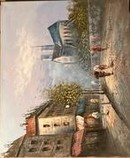 Sfeervolle Parijse schilderij, Antiek en Kunst, Ophalen