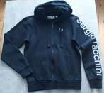 Marineblauwe hoodie van Sergio Tacchini met capuchon en TXS, Jongen of Meisje, Sport- of Zwemkleding, Ophalen of Verzenden, Zo goed als nieuw