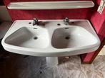 Lavabo double vasque vintage, Ophalen, Gebruikt