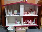 poppenhuis met toebehoren, Kinderen en Baby's, Speelgoed | Poppenhuizen, Ophalen, Gebruikt, Poppenhuis