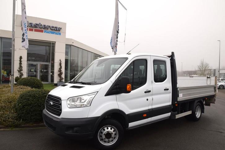 Ford Transit Custom L4 Dubbel Cabine Electr Lift Dhollandia, Auto's, Bestelwagens en Lichte vracht, Bedrijf, Te koop, ABS, Achteruitrijcamera