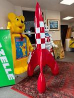 Groot Kuifje reclame raket beeld, Ophalen, Kuifje, Zo goed als nieuw, Beeldje of Figuurtje