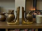 porte-livre vintage en laiton doré en forme de hibou, Antiquités & Art, Enlèvement ou Envoi
