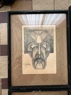 7 prachtige tekeningen geometrisch kubisme jaren 20/30, Antiek en Kunst, Kunst | Tekeningen en Fotografie, Ophalen of Verzenden