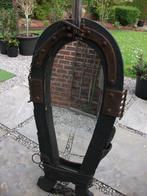 miroir ancien harnais licol cheval de trait, Ovale, 50 à 100 cm, Enlèvement, 100 à 150 cm