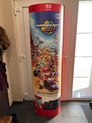 Mancaveopruiming Groot Mario Kart World reclamebord Switch2 beschikbaar voor biedingen