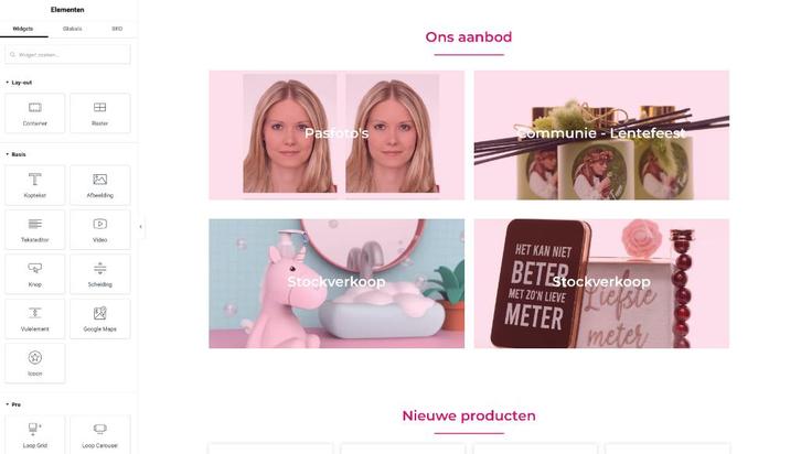 Webshop module over te nemen, Zakelijke goederen, Exploitaties en Overnames