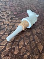 Flessenstop Porseleinen Fles Schenktuit Kurk Fles Wit Paard, Ophalen of Verzenden