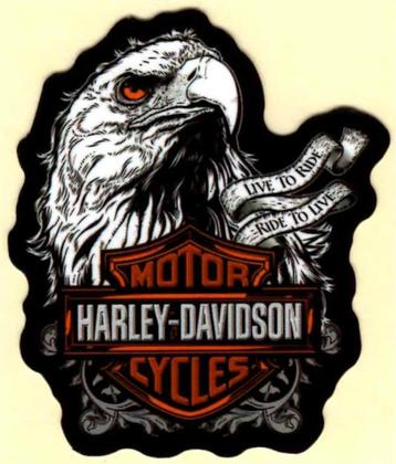 Harley Davidson Live to Ride sticker #8 beschikbaar voor biedingen