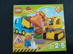 Duplo 10812, rupsband graafmachine, nieuw, Enlèvement ou Envoi, Neuf, Ensemble complet, Duplo