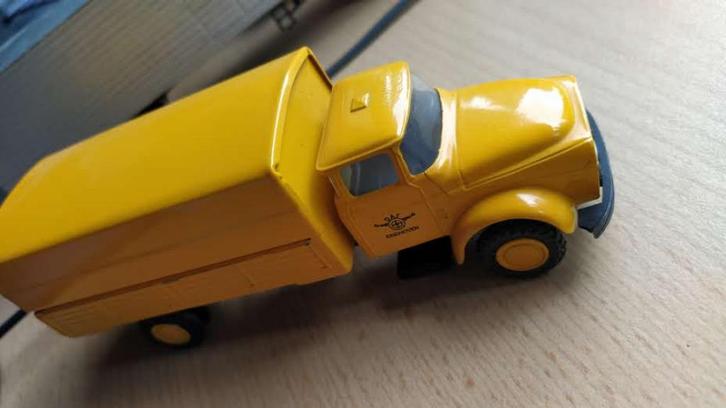 LION CAR DAF TORPEDOFRONT, nieuwstaat met doos, Hobby en Vrije tijd, Modelauto's | 1:50, Nieuw, Bus of Vrachtwagen, Lion Toys