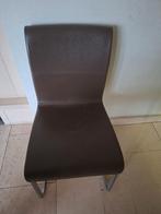 Stoelen., Brun, Enlèvement, Utilisé, Cuir