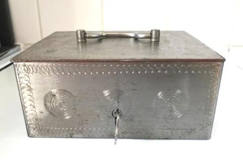 Geldkist Kluis Libor Beaumont met sleutel Antiek🤑😎💎🤗👌, Antiek en Kunst, Curiosa en Brocante, Ophalen of Verzenden