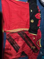 2 maillots adidas diable rouge 2xl, Porté, Football, Autres tailles, Rouge