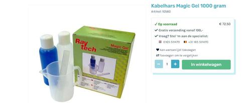 RAYTECH - GEL MAGIQUE 1000 ( 1L ) NOUVEAU, Bricolage & Construction, Électricité & Câbles, Neuf, Autres types, Enlèvement ou Envoi