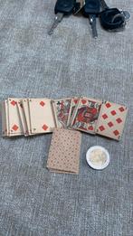 Tres ancien petit jeu de carte collection vintage vitrine, Verzamelen, Speelkaarten, Jokers en Kwartetten, Ophalen of Verzenden