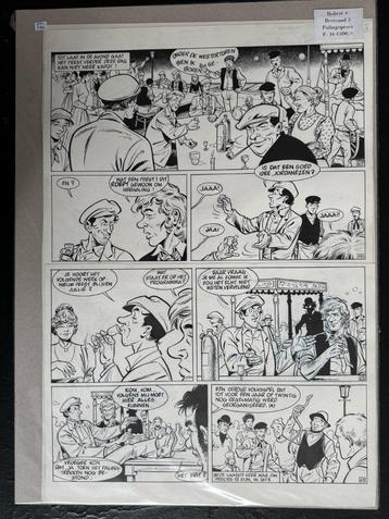 Originele Pagina Robert & Bertrand 85 : Palingoproer (1989) beschikbaar voor biedingen