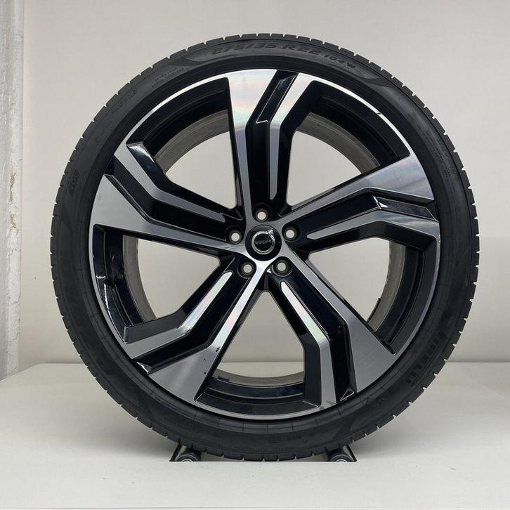 Volvo 22 inch R-design velgen + Zomerbanden XC90 2015-, Auto-onderdelen, Banden en Velgen, Banden en Velgen, Zomerbanden, Overige maten