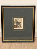 Kleine Franse gravure Montague Close, Ophalen of Verzenden