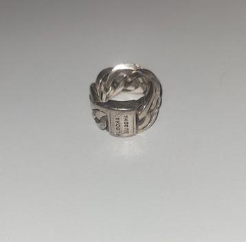 Buddha to Buddha ring , in echt zilver, Ophalen, Gebruikt, Kleiner dan 17, Dame of Heer