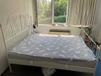 Groot Bed, Huis en Inrichting, Slaapkamer | Bedden, Ophalen, Gebruikt, Tweepersoons, Metaal