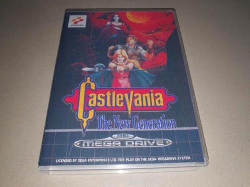 Castlevania The New Generation Sega Mega Drive Game Case, Consoles de jeu & Jeux vidéo, Jeux | Sega, Comme neuf, Envoi