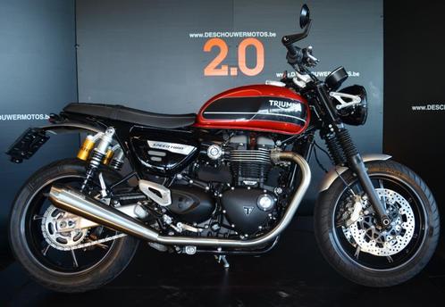 Triumph Speed Twin 1200 nieuwstaat met Vance & Hines dempers, Motoren, Motoren | Triumph, Bedrijf, Naked bike, meer dan 35 kW